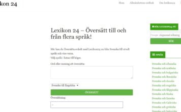 Lexikon 24 – gratis onlinelexikon och översättning Lexikon 24 – gratis onlinelexikon och översättning