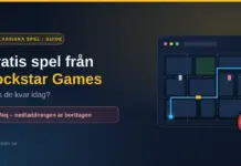 Gratis spel från Rockstar Games – finns de kvar? Grafik med rubriken "Gratis spel från Rockstar Games" och en överstruken nedladdningssymbol, som visar att den officiella gratisnedladdningen av de klassiska spelen är borttagen.