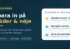 Grafik med rubriken "Spara in på kläder & nöje" och en checklista med tre spartips: handla second hand, ha nöjet hemma med streaming och låna böcker och film gratis på biblioteket.