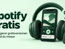 Spotify gratis – så fungerar gratisversionen och vad du missar Illustration om Spotify gratis med hörlurar, en mobil med musikspelare och reklam samt en nollkronorssymbol och ett hänglås för begränsade funktioner.